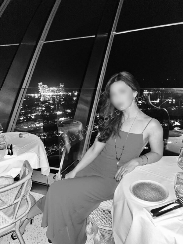 Cristina Godoy en una elegante noche en Madrid